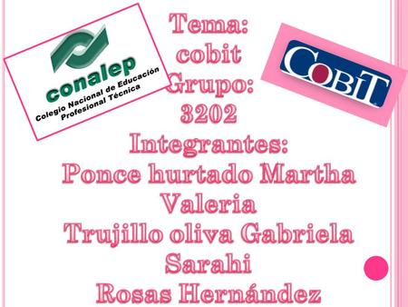 Objetivos de Control para Tecnologías de información y relacionadas.