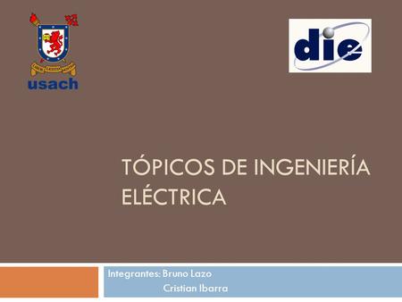 Tópicos de ingeniería Eléctrica