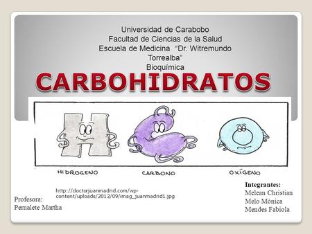 CARBOHIDRATOS Universidad de Carabobo Facultad de Ciencias de la Salud