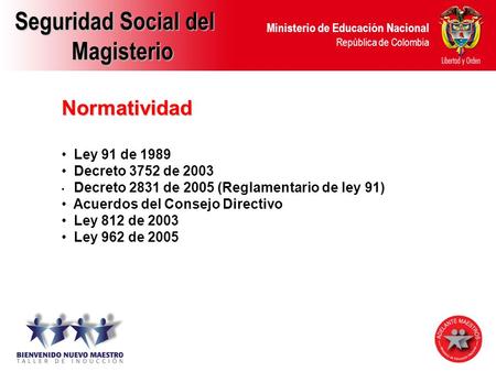 Seguridad Social del Magisterio