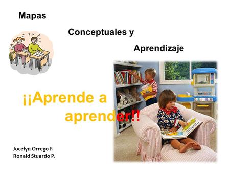¡¡Aprende a aprender!! Mapas Conceptuales y Aprendizaje