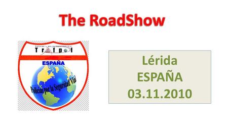 Lérida ESPAÑA 03.11.2010 Población: Lérida (ESPAÑA). Lugar: Auditorio Municipal “Enrique Granados”. Sesiones: Una Fecha: 30 de Noviembre de 2010, a las.
