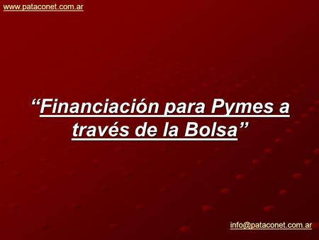 Maestro & Huerres S.A. Sociedad de Bolsa