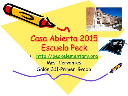 Casa Abierta 2015 Escuela Peck