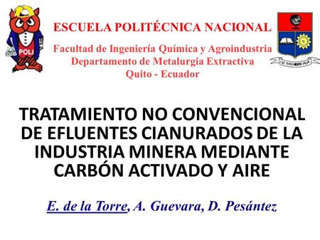 ESCUELA POLITÉCNICA NACIONAL