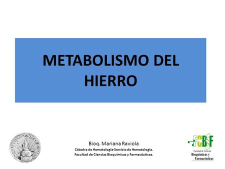 METABOLISMO DEL HIERRO