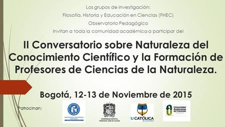 Los grupos de investigación: