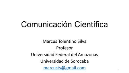 Comunicación Científica