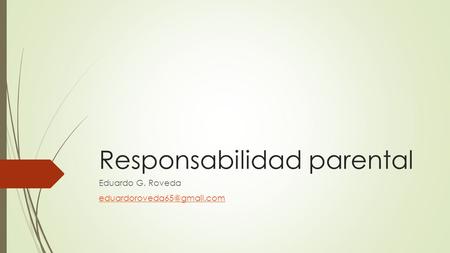 Responsabilidad parental