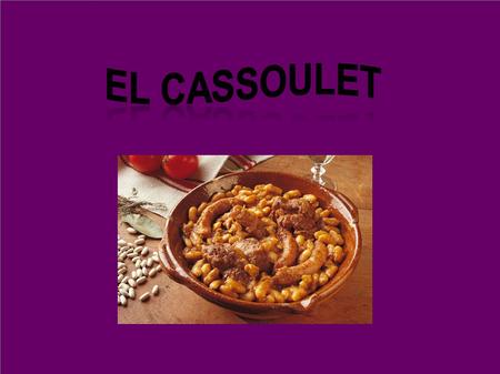 Los ingredientes para este plato son : - setecientos gramos de judias blancas - un salchichon al ajo - ocho salchichas de Tolosa - cuatro muslos de pato.