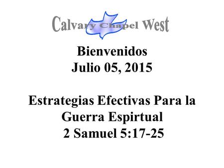 Estrategias Efectivas Para la Guerra Espirtual