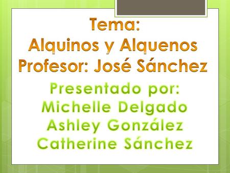 Profesor: José Sánchez