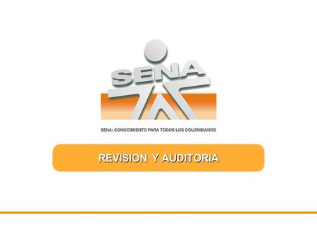 REVISION Y AUDITORIA.