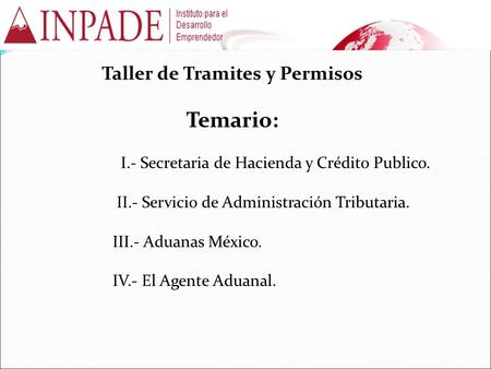 Taller de Tramites y Permisos