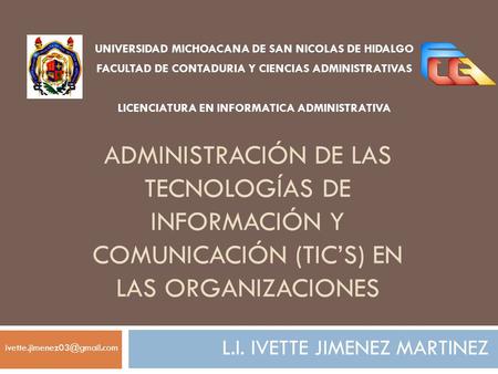 UNIVERSIDAD MICHOACANA DE SAN NICOLAS DE HIDALGO