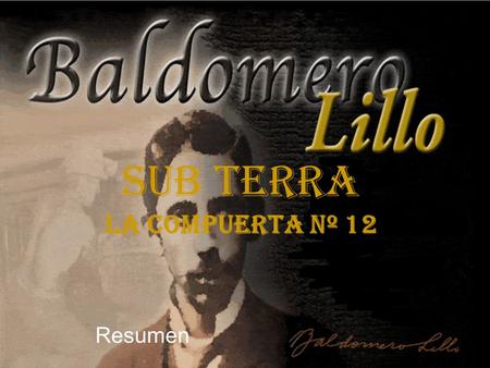 SUB TERRA LA COMPUERTA Nº 12