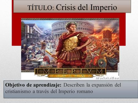 TÍTULO: Crisis del Imperio