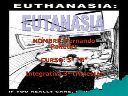 NOMBRE: Fernando Pelletier CURSO: 5º “B” Integrativa 3º trimestre