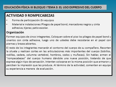 ACTIVIDAD 9 ROMPECABEZAS