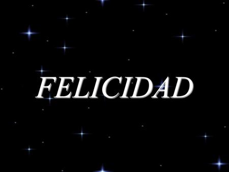 FELICIDAD. Nos convencemos a nosotros mismos de que la vida será mejor después...