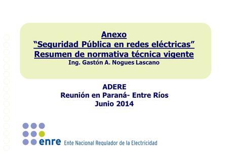 ADERE Reunión en Paraná- Entre Ríos Junio 2014