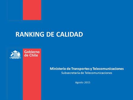 Ministerio de Transportes y Telecomunicaciones