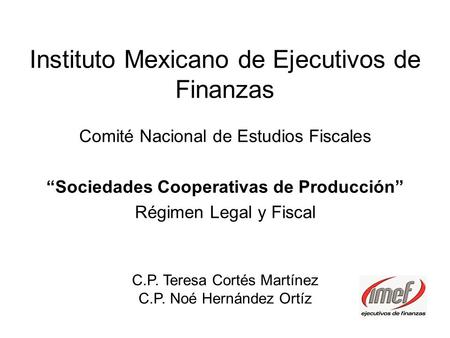 Instituto Mexicano de Ejecutivos de Finanzas