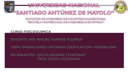 UNIVERSIDAD NACIONAL “SANTIAGO ANTÚNEZ DE MAYOLO”