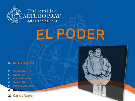 EL PODER Carlos Araya INTEGRANTES: Profesor: Tatiana Herrera