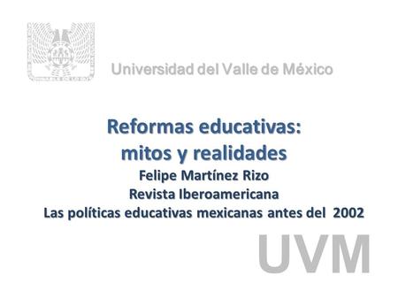 Universidad del Valle de México