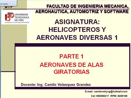 HISTORIA DEL HELICOPTERO