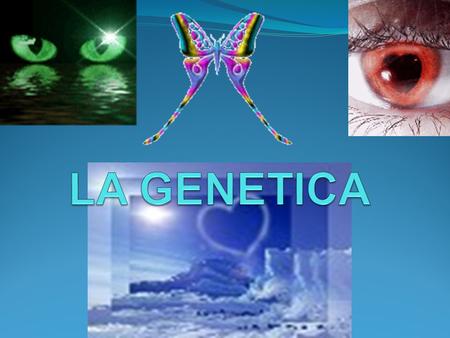 LA GENETICA.