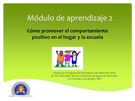 Módulo de aprendizaje 2 Libro de Presentación