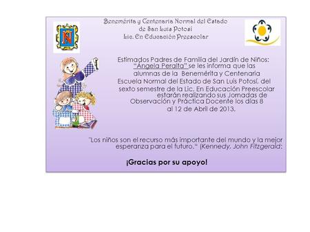 ¡Gracias por su apoyo! Benemérita y Centenaria Normal del Estado