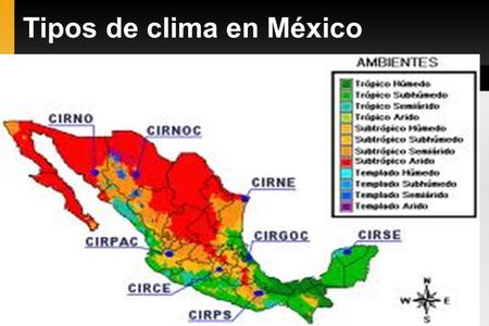Tipos de clima en México