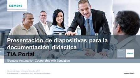 Siemens Automation Cooperates with Education