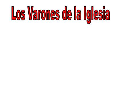 Los Varones de la Iglesia