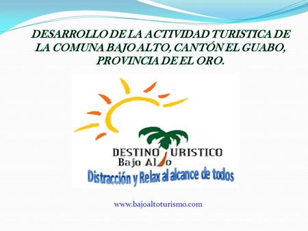 Www.bajoaltoturismo.com. MISIÓN Satisfacer eficientemente las necesidades del turista nacional e internacional en los segmentos de: aventura, ecoturismo,