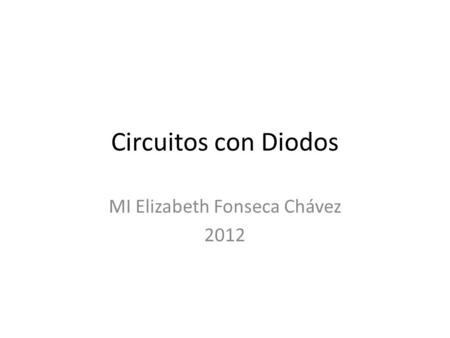 MI Elizabeth Fonseca Chávez 2012