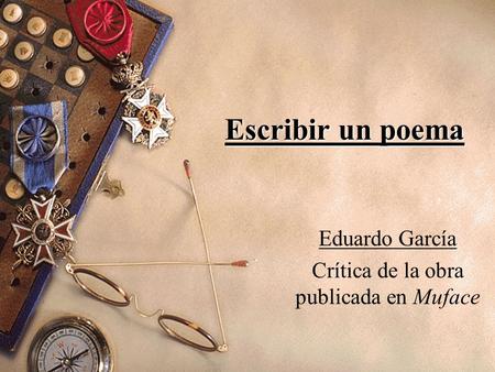 Eduardo García Crítica de la obra publicada en Muface