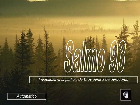 Invocación a la justicia de Dios contra los opresores Automático.