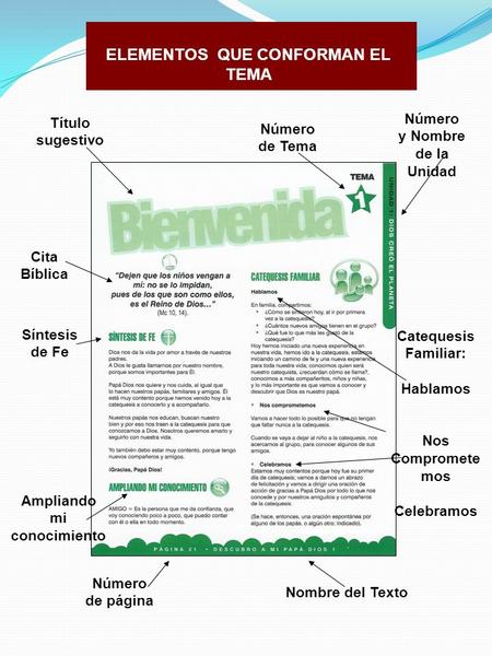 ELEMENTOS QUE CONFORMAN EL TEMA