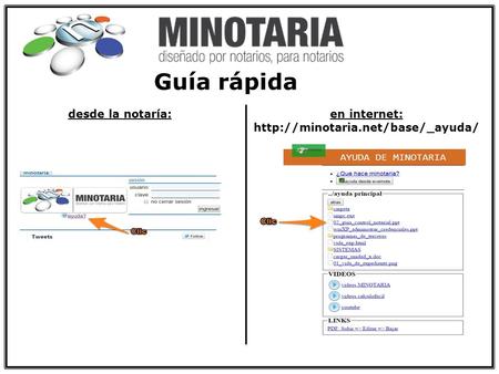 Guía rápida desde la notaría: en internet: