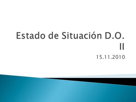15.11.2010.  Lecturas (3) documentos  Creación del Blog (grupal) Síntesis de lecturas Noticia organización Retroalimentación profesor  Control de lectura.