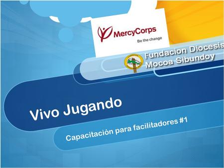 Capacitación para facilitadores #1