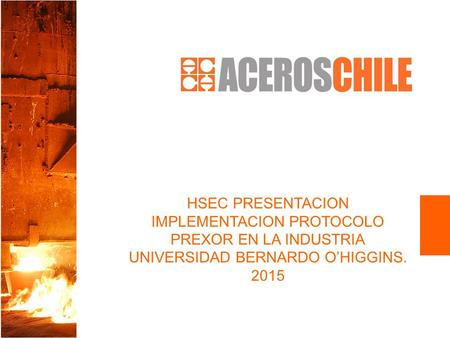 HSEC PRESENTACION IMPLEMENTACION PROTOCOLO PREXOR EN LA INDUSTRIA