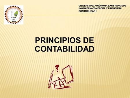 PRINCIPIOS DE CONTABILIDAD