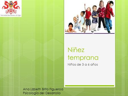 Niñez temprana Niños de 3 a 6 años Ana Lizbeth Brito Figueroa