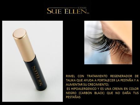 RIMEL CON TRATAMIENTO REGENERADOR DE TALIKA QUE AYUDA A FORTALECER LA PESTAÑA Y A AUMENTAR SU CRECIMIENTO; ES HIPOALERGENICO Y ES UNA CREMA EN COLOR NEGRO.