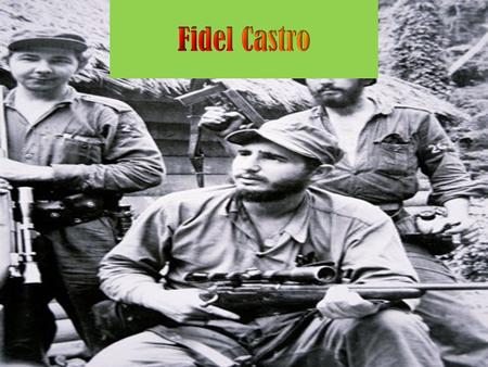 Vida Temprana Nacido en 13 de agosto 1926 Universidad y principios del activismo político Rebeliones Latino americanas Matrimonio y marxismo.